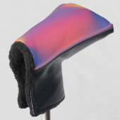 Regenboog van de kleurdiamantvormen golfheadcover (3/4 voorkant)