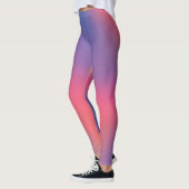 Regenboog van de kleurdiamantvormen leggings (Links)