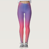 Regenboog van de kleurdiamantvormen leggings (Voorkant)
