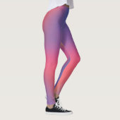 Regenboog van de kleurdiamantvormen leggings (Rechts)