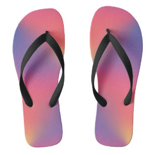 Regenboog van de kleurdiamantvormen teenslippers