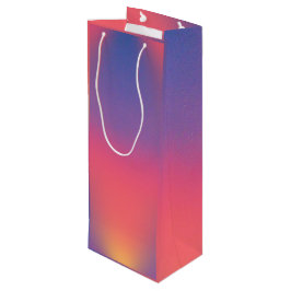 Regenboog van de kleurdiamantvormen wijn cadeautas