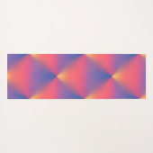 Regenboog van de kleurdiamantvormen yogamat (Achterkant (horizontaal))