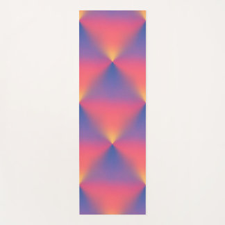 Regenboog van de kleurdiamantvormen yogamat