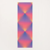 Regenboog van de kleurdiamantvormen yogamat (Achterkant)