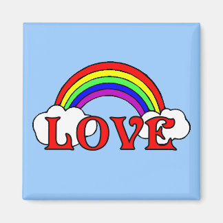 Regenboog van de liefde magneet