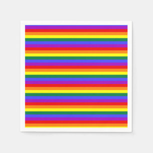 Regenboog van de Napkin Pride-vlag Servet