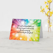 Regenboog van de Ster van het Citaat van de Kaart (Gele Bloem)