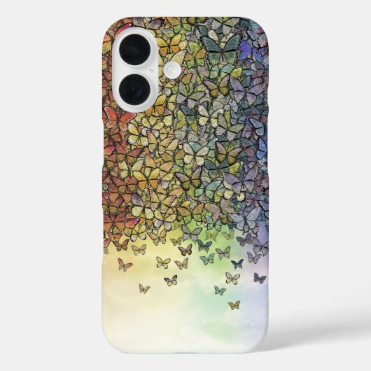 regenboog van de vlinder Case-Mate iPhone case (Achterkant)