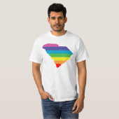 regenboog van de zuidcarolina t-shirt (Voorkant volledig)
