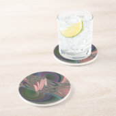 Regenboog van de zwaartekracht zandsteen onderzetter (Zijkant)