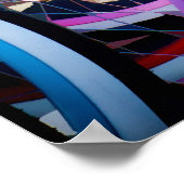 Regenboog van fietsen poster (Hoek)