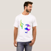 regenboog van gandhi2 t-shirt (Voorkant volledig)
