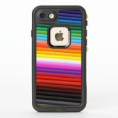 Regenboog van gekleurde penencils (Achterkant)