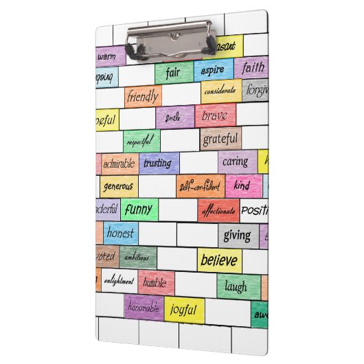 Regenboog van het Inspirerend graffiti-klembord Klembord (Links)