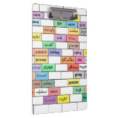 Regenboog van het Inspirerend graffiti-klembord Klembord (Rechts)