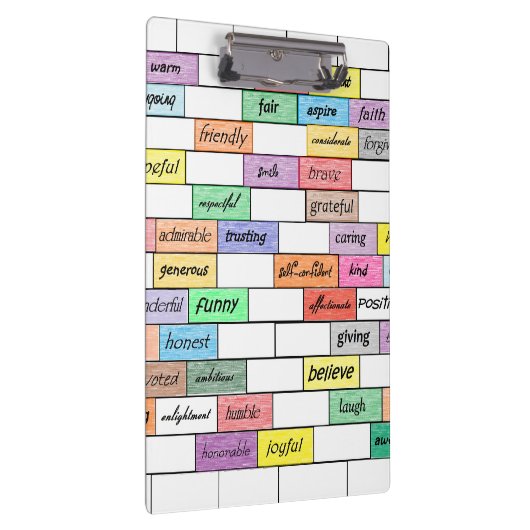 Regenboog van het Inspirerend graffiti-klembord Klembord (Rechts)