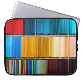 Regenboog van het leven laptop sleeve