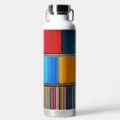 Regenboog van het leven - Waterfles (Voorkant)