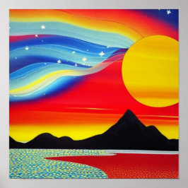 Regenboog van het Poster van de zon