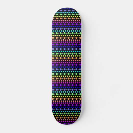 Regenboog van het skateboard van Stippen (Voorkant)