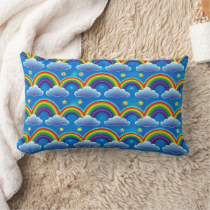 Regenboog van hoop - Natuur-geïnspireerd Sierkusse Kussen