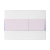 Regenboog van hoop - pastel, bruiloft uitnodigingen wikkel (Achterkant Voorbeeld)