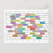 Regenboog van Inspirerend graffiti Briefkaart (Voorkant)