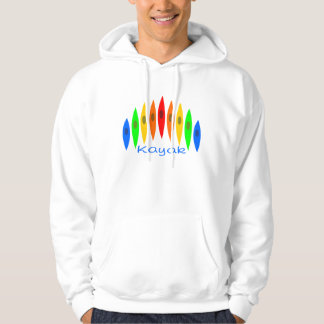Regenboog van Kayaks Hoodie
