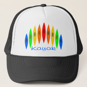 Regenboog van Kayaks Trucker Pet