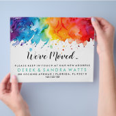 regenboog van kleur Verander van adres dat we hebb Flyer (Hand)