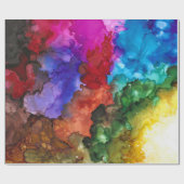 Regenboog van kleuren cadeaupapier (Vlak)