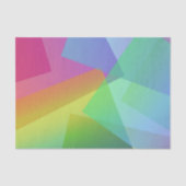 Regenboog van kleuren tissuepapier (Voorkant)