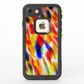 Regenboog van kleurrijke zeemijlen op wit (Achterkant)