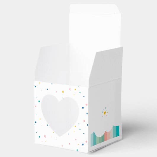 Regenboog van Leuk Verjaardagsfeest Thema Bedankdoosjes (Geopend)