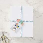 Regenboog van Leuk Verjaardagsfeest Thema Cadeaulabel (Met Touw)