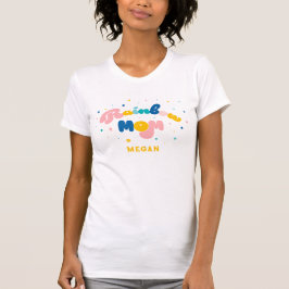 Regenboog van Leuk Verjaardagsfeest Thema Mama's T T-shirt