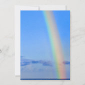 Regenboog van liefde en geluk, huwelijk, RSVP Kaart (Achterkant)
