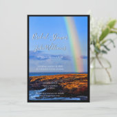 Regenboog van liefde en geluk, Vrijgezellenfeest v Kaart (Staand voorkant)