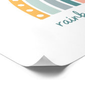 Regenboog van mogelijkheden - Pastel Positive Vibe Poster (Hoek)