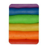 Regenboog van Squishy Dough Magneet (Verticaal)