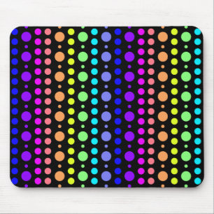 Regenboog van Stippen mousepad Muismat