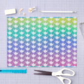 Regenboog van theepotten tissuepapier (Craft)