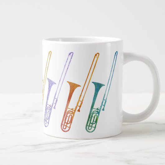 Regenboog van Trombones Grote Koffiekop (Rechts)