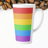 Regenboog van trots latte mok