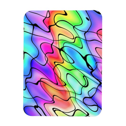Regenboog van vierkant magneet (Verticaal)