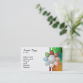 Regenboog van Visitekaartjes van eieren (Staand voorkant)