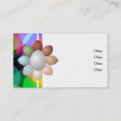 Regenboog van Visitekaartjes van eieren (Achterkant)