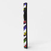 Regenboog van Vlinders iPhone 5 Hoesje (Wit) (Achterkant/links)