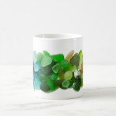 Regenboog van zee glas, mok van strandglas (Center)